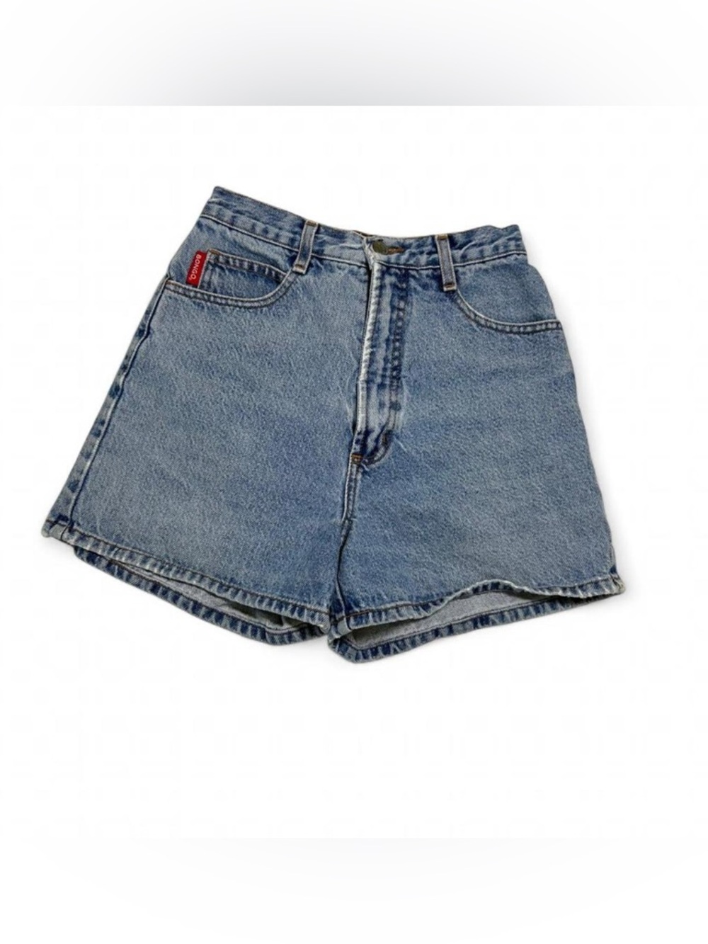 Vintage BONGO High Rise Denim Shorts Made in USA 90s Size 5
